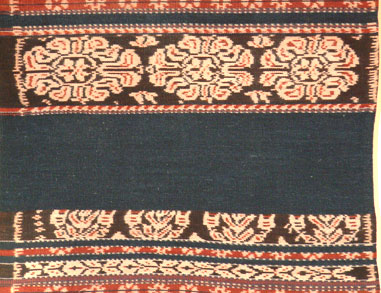 photo d'un sarrong, en  ikat de coton